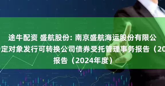 途牛配资 盛航股份: 南京盛航海运股份有限公司向不特定对象发行可转换公司债券受托管理事务报告(2024年度)